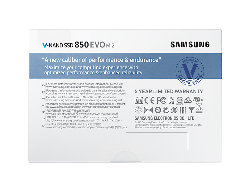 Samsung 850 EVO 250 GB M.2 Serial ATA III image 10