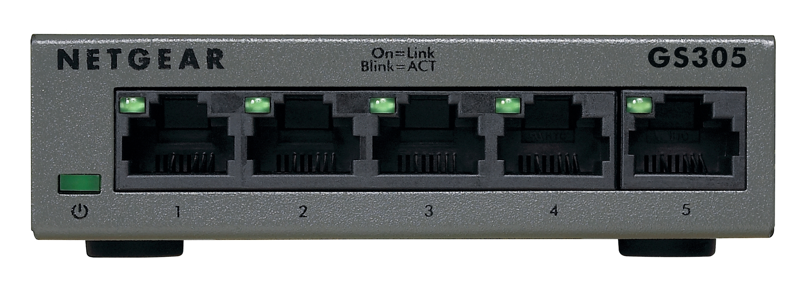 NETGEAR GS305 Unmanaged L2 Gigabit Ethernet (10/100/1000) Grey
