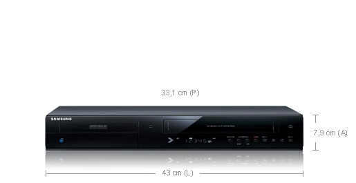 Samsung DVD-VR370 DVD/Blu-Ray player DVD recorder Black – image 2