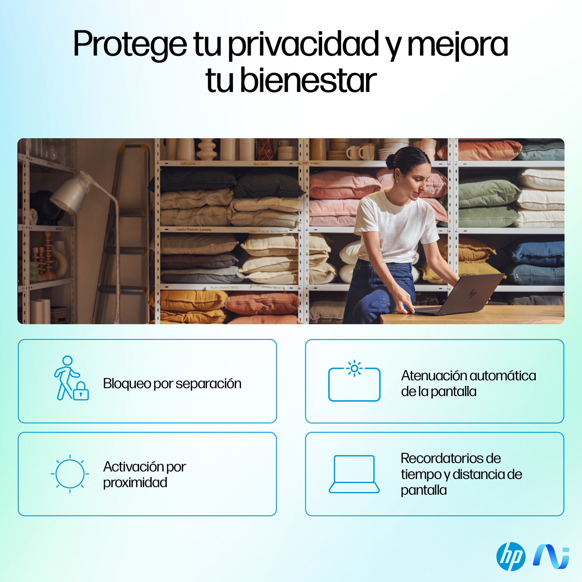 Portátil - HP OmniBook Ultra Flip 14-fh0003ns Copilot+ PC OLED, 14" 2.8K, Intel® Evo™ Ed. Core™ 7 258V 47 TOPS, 32GB RAM, 1TB SSD, Arc™, W11H - imagen 17