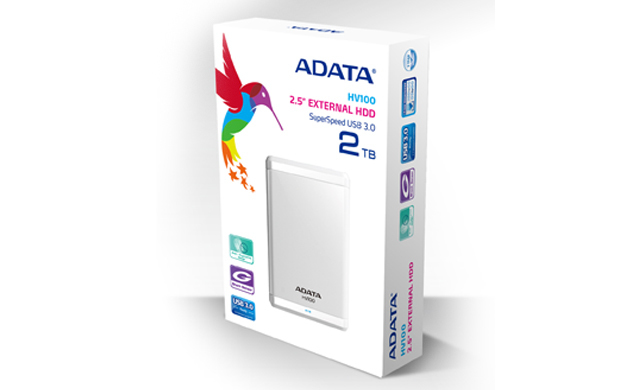 ADATA HV100 external hard drive 500 GB 2.5″ USB 3.2 Gen 1 (3.1 Gen 1) White image 2