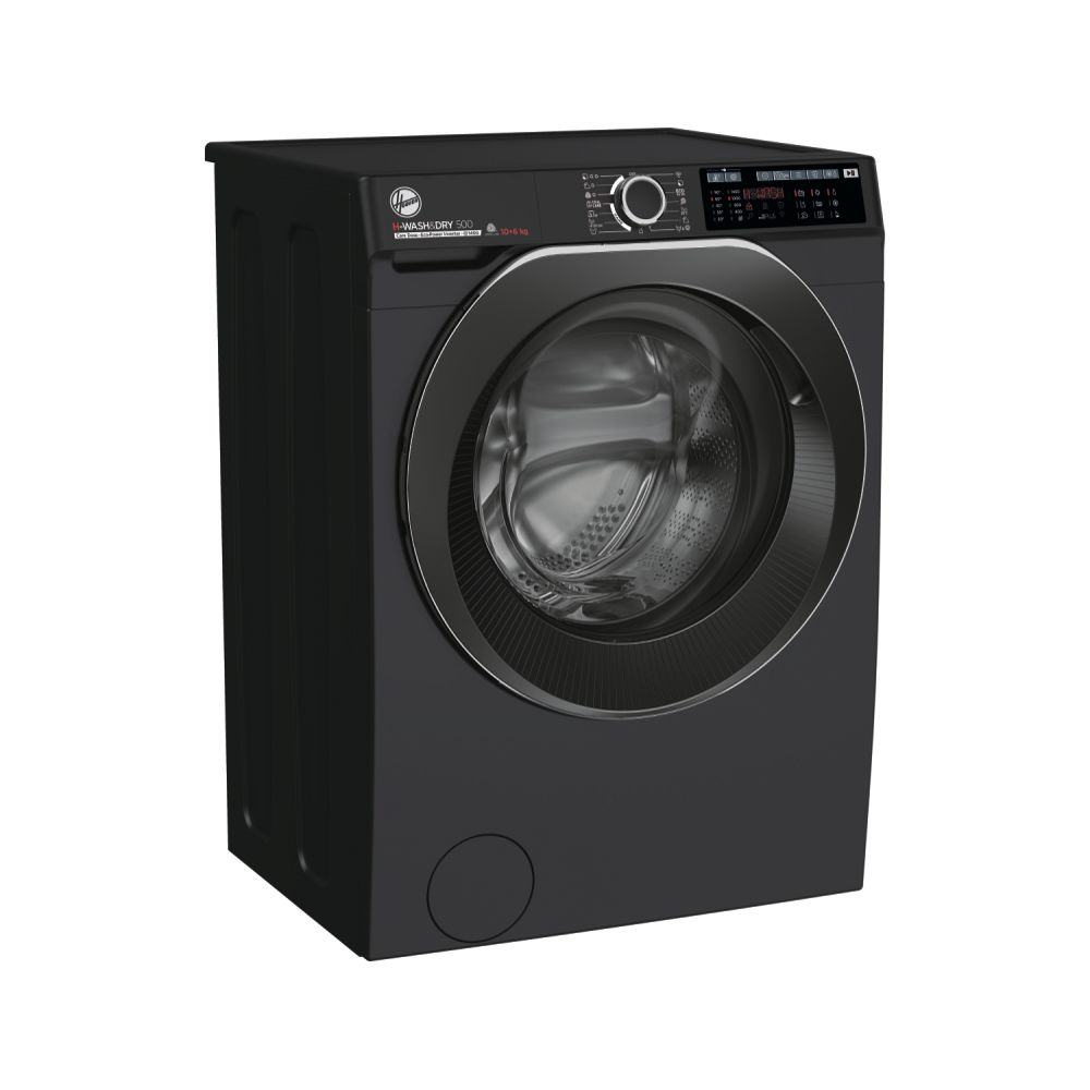Hoover H-WASH&DRY 500 HDD4106AMBCB-80 washer dryer Freestanding Front-load Black – image 2