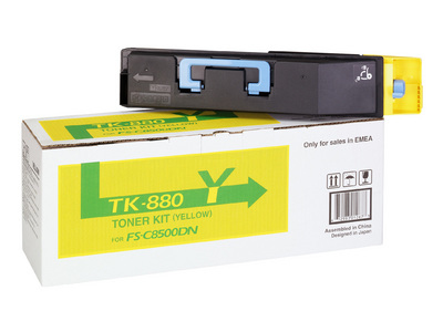 Kyocera TK-880Y toner cartridge 1 pc(s) Original Yellow – image 3