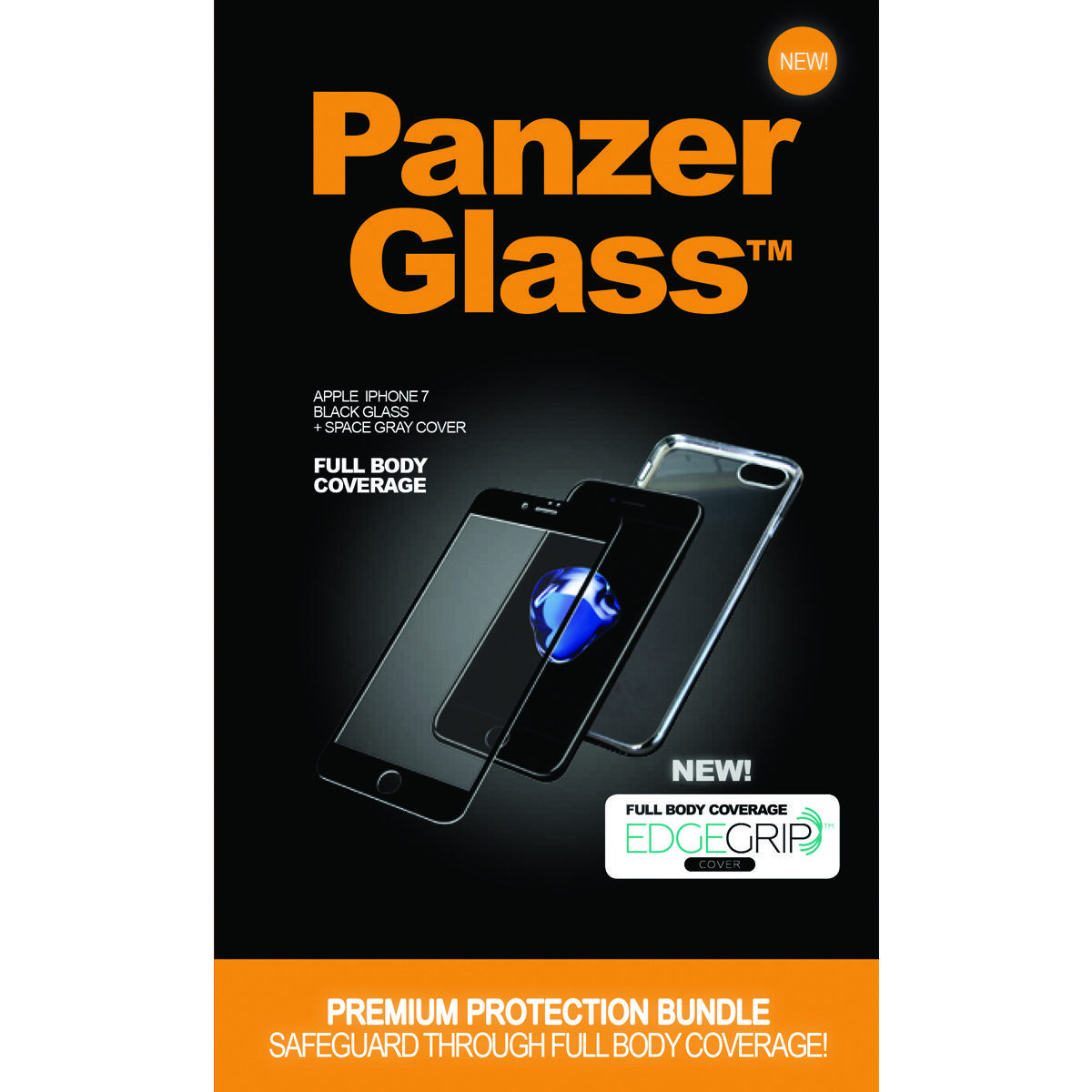 PanzerGlass B2005 mobile phone case Cover Black, Transparent