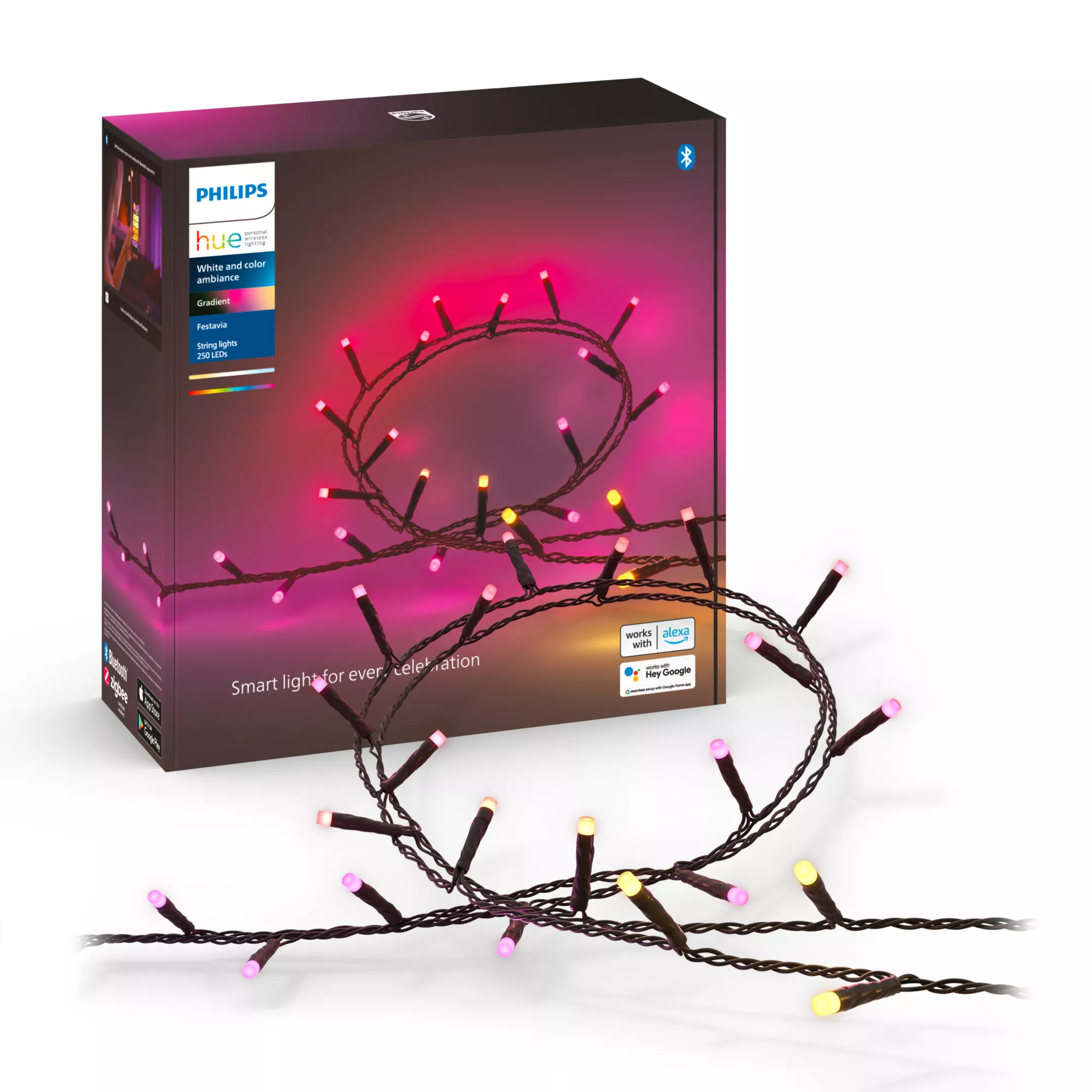 Philips by Signify Philips Hue White and colour ambience 8719514465619 smart lighting Smart strip light Bluetooth/Zigbee – image 2