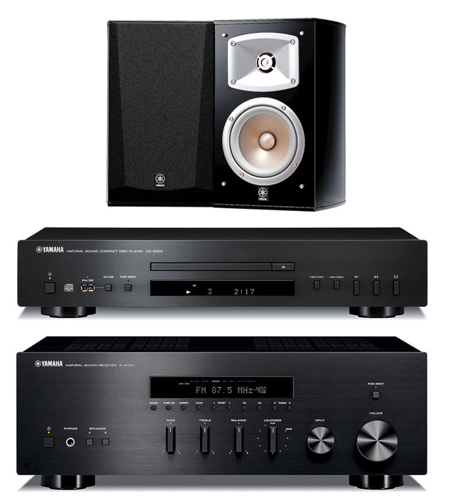 Yamaha HIFI316 audio amplifier 2.0 channels Home Black