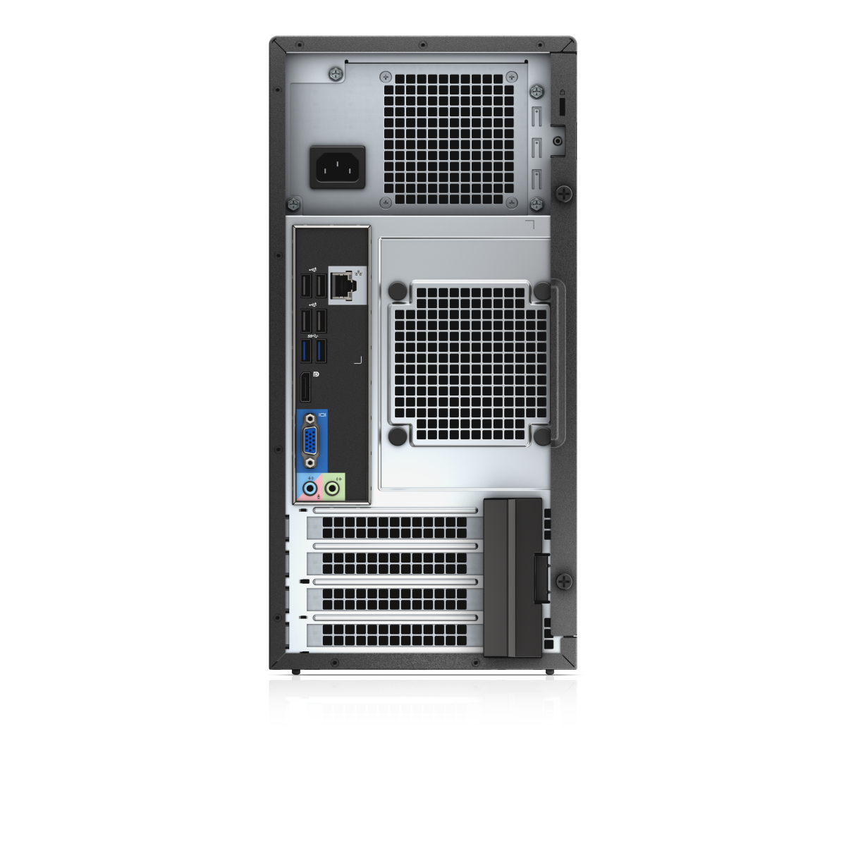 DELL OptiPlex 3020 Intel® Core™ i3 i3-4160 4 GB DDR3-SDRAM 500 GB HDD Windows 7 Professional Mini Tower PC Black, Grey image 2