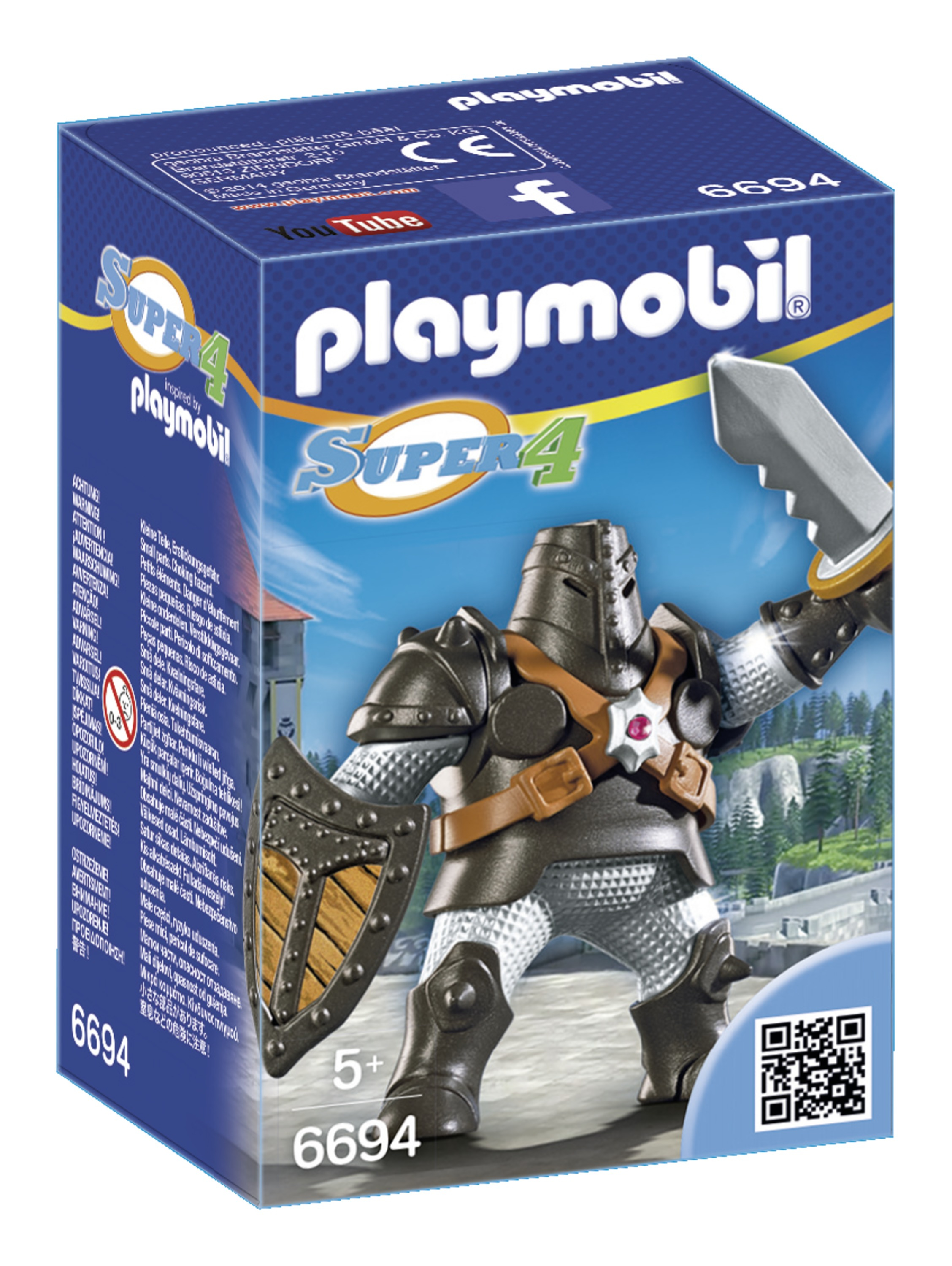 Maak leven Baffle Maak een bed Product data Playmobil Super 4 Black Colossus Toy Playsets (6694)