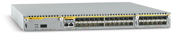 Allied Telesis 24x SFP bays Gigabit Ethernet L3 Switch w/ 2x 30Gbps exp. bays, EU power cord