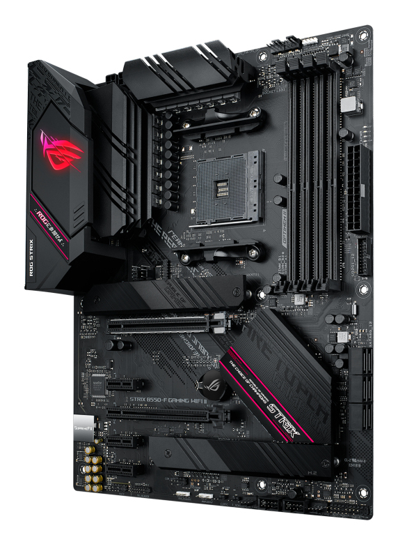 Tarjeta Madre ASUS ROG STRIX B550-F GAMING WIFI II - Socket AM4 - 4xDDR4 - 2133/3200/4800(O.C.) MHz - HDMI - DisplayPort - USB 2.0/3.2 - ATX - ROG STRIX B550-F GAMING WIFI II