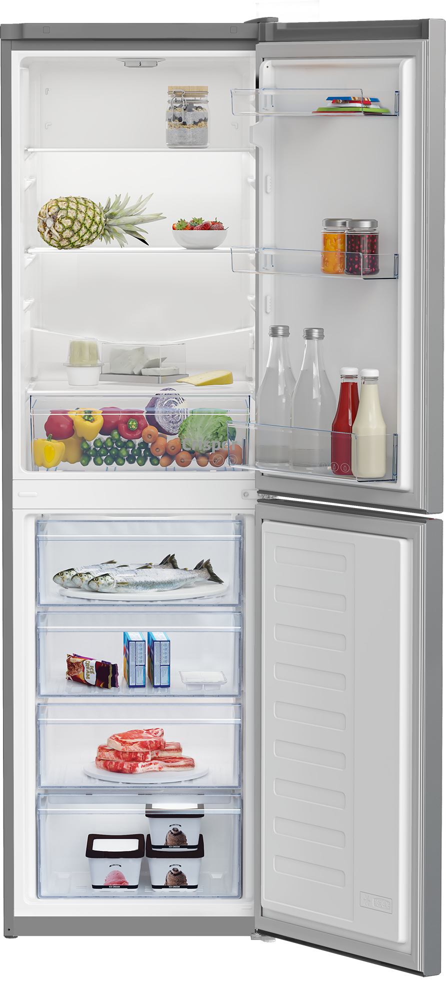 Beko CFG4582S Freestanding Frost Free Fridge Freezer with Freezer Guard – image 3