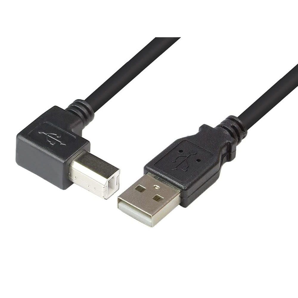 Techly Cavo USB 2.0 A maschio/B maschio angolato 3 m (ICOC U-AB-30-ANG)