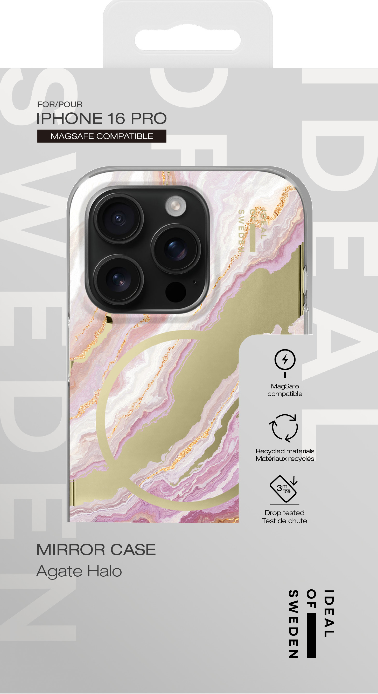 iDeal of Sweden Mirror Case MagSafe iPhone 16 Pro Agate Halo – image 4