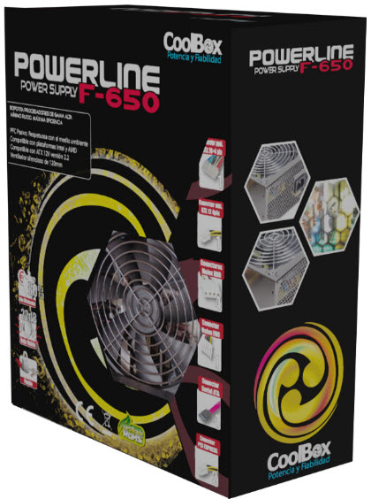 CoolBox F-650 power supply unit – image 3