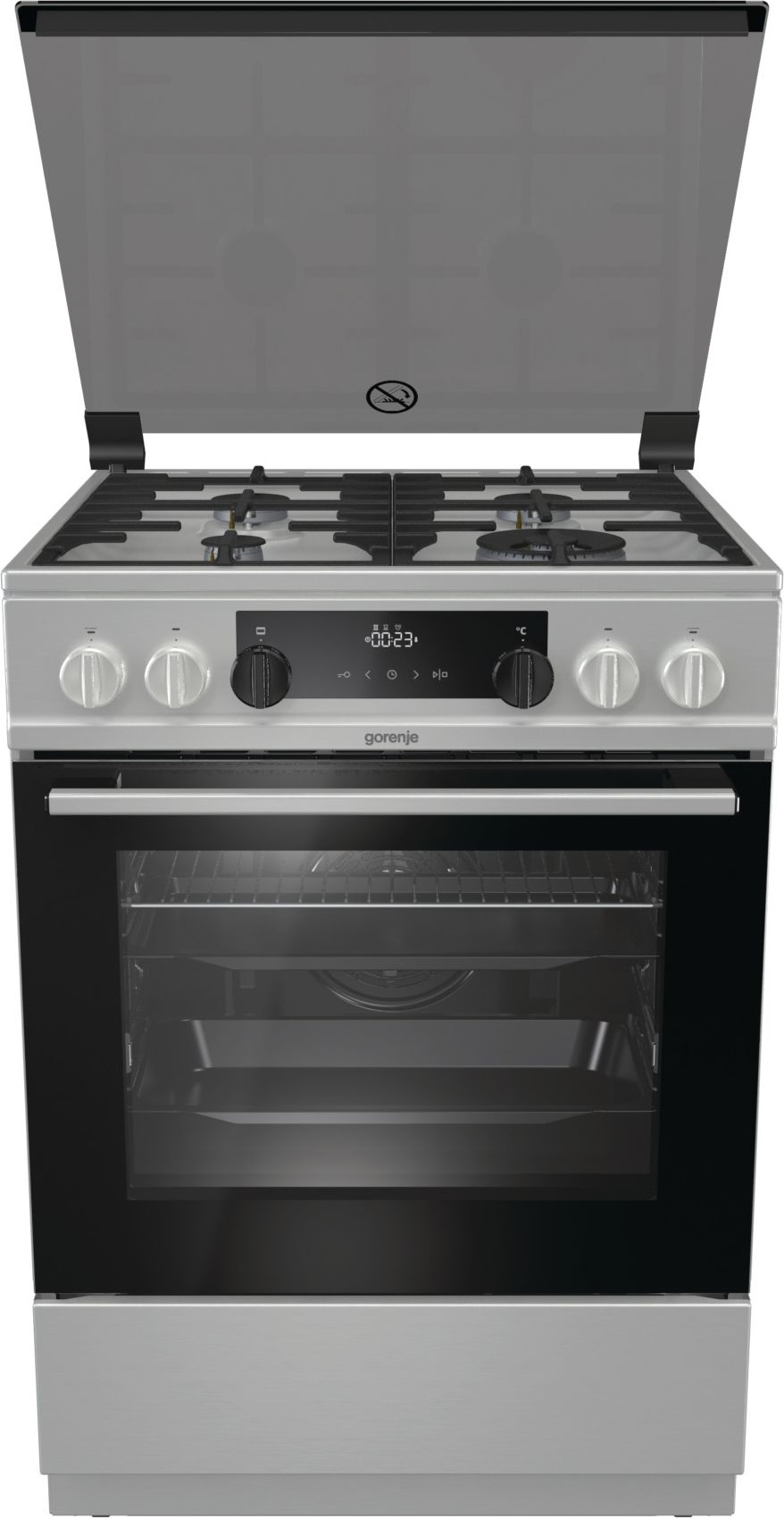 Gorenje K6352XA Freestanding cooker Electric Gas Stainless steel – image 3