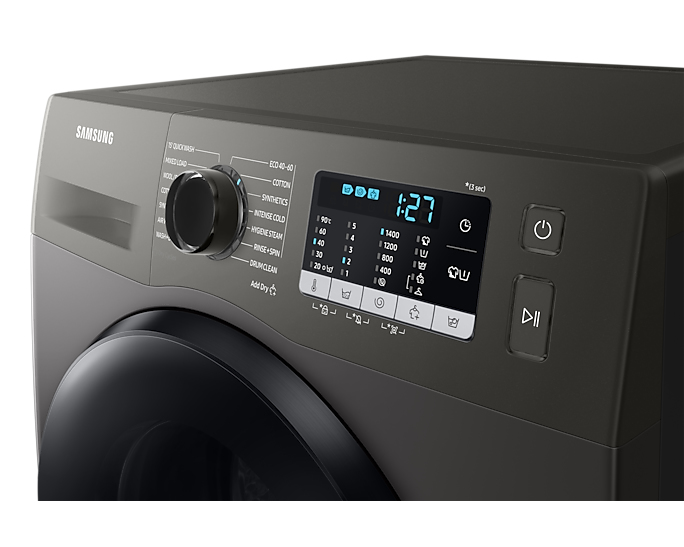 Samsung WD90TA046BX washer dryer Freestanding Front-load Silver – image 8