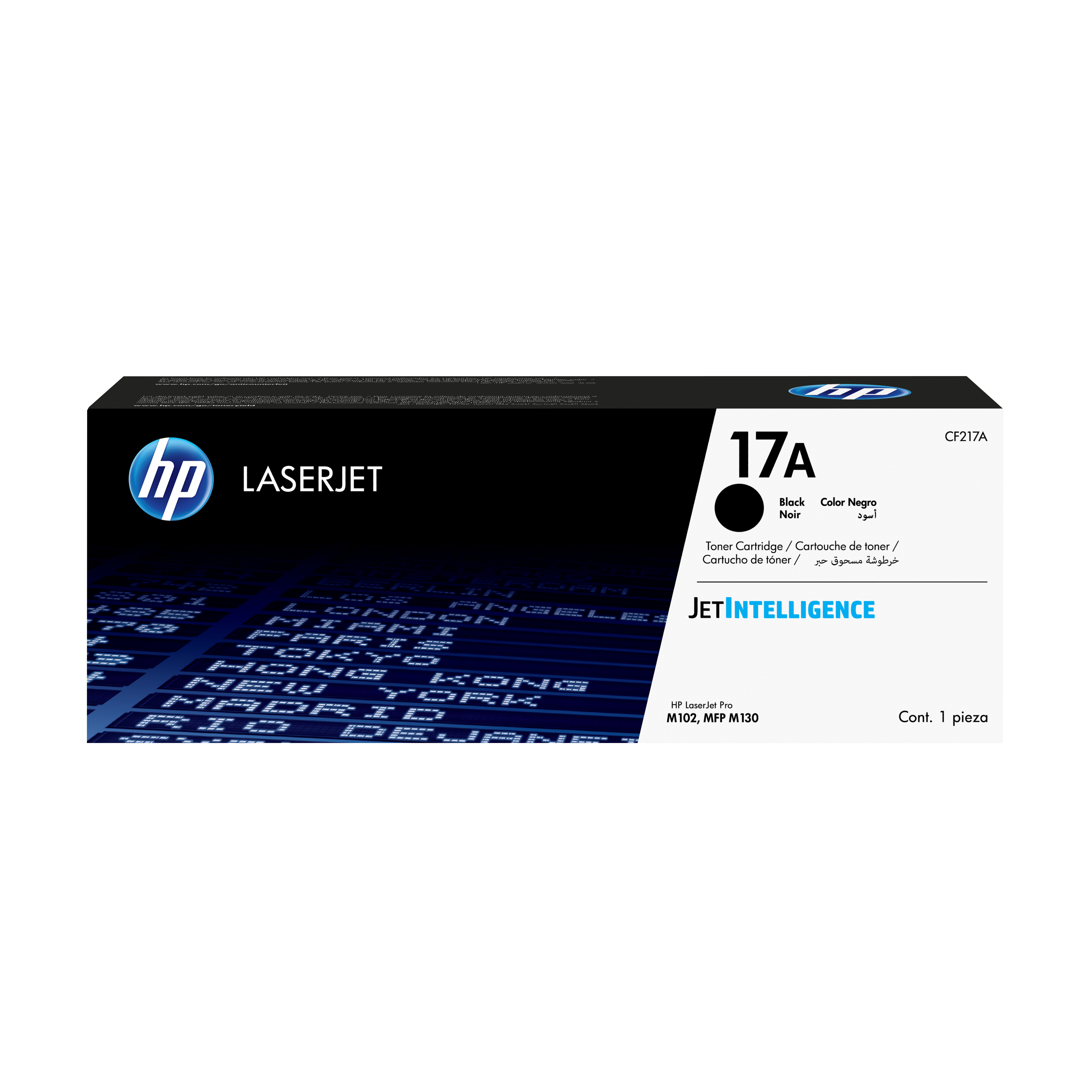 HP 17A alkuperäinen musta LaserJet -värikasetti