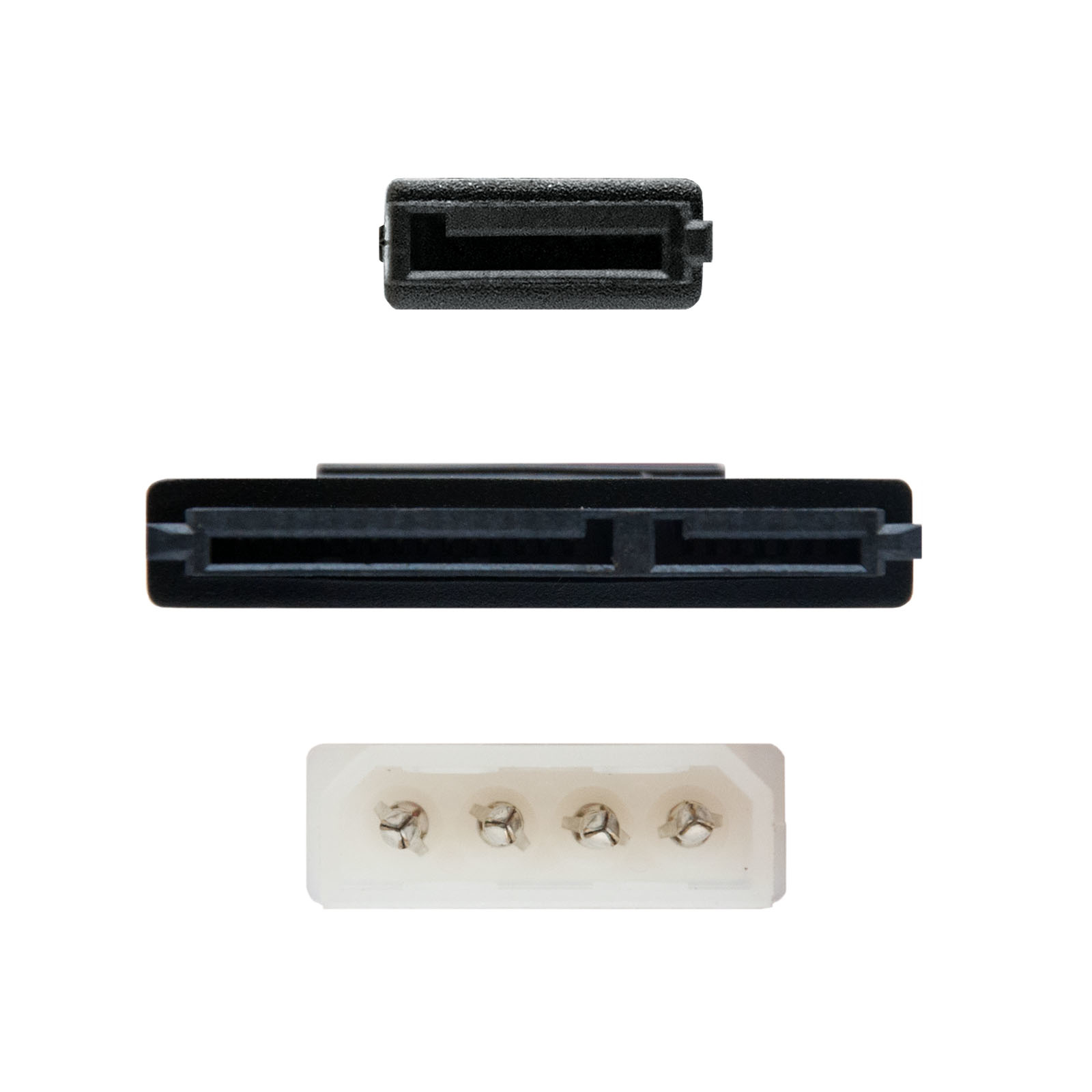 صورة كابل Nanocable 10.18.0601 SATA I، 0.5 متر، SATA 22 سن إلى SATA 7 سن + Molex