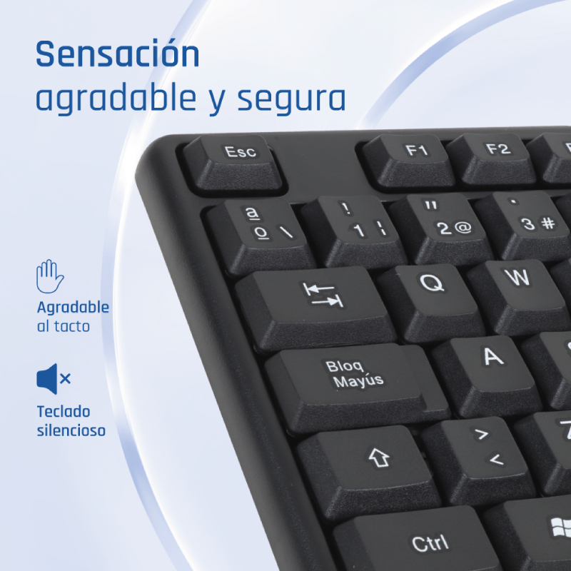 iggual IGG320853 keyboard Home USB QWERTY Spanish Black – image 6