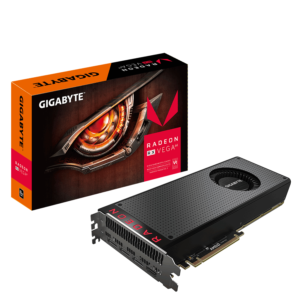 GIGABYTE GV-RXVEGA64-8GD-B graphics card AMD Radeon RX Vega 64 – image 1