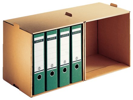 صندوق مستندات Leitz 60820000، كرتون، بني، A4، 2 درج، 720x340x300 مم