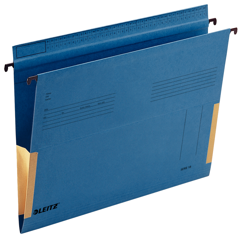 Leitz Series 18 cartella sospesa e accessorio A4 Cartoncino Blu