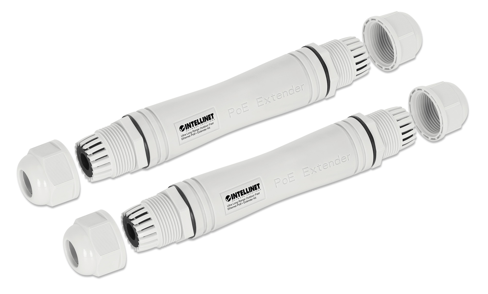 Intellinet Ultra Long Range Outdoor Fast Ethernet PoE+ Extender Kit Extends PoE up to 1000 m (3280 ft.), One PD Port up to – image 5