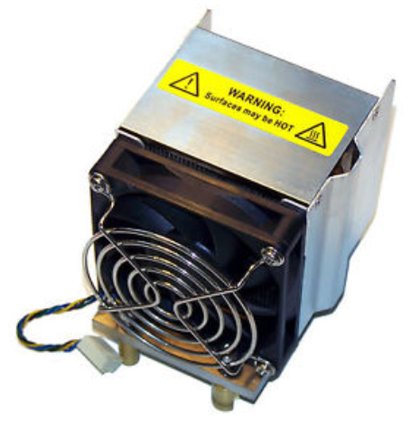 HP 349697-005 Procesors Ventilators Melns, Metālisks