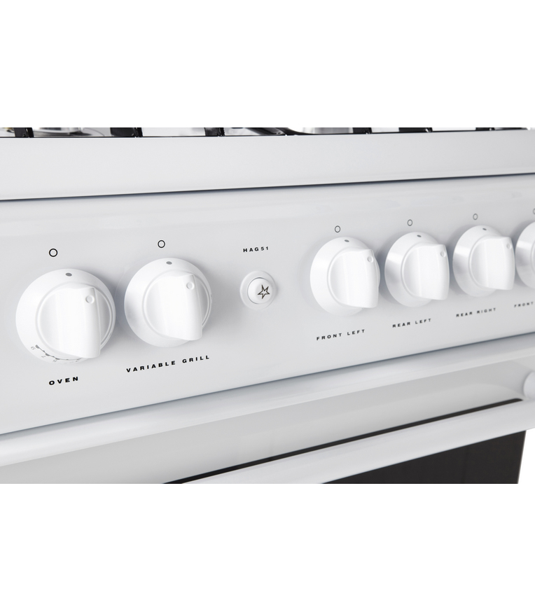 Hotpoint HAG51P cooker Freestanding cooker Natural gas Gas White – image 4
