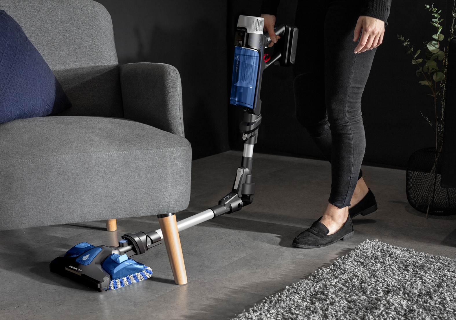 Rowenta RH20C0 2-in-1 stick vacuum Battery Dry&wet Bagless – image 2