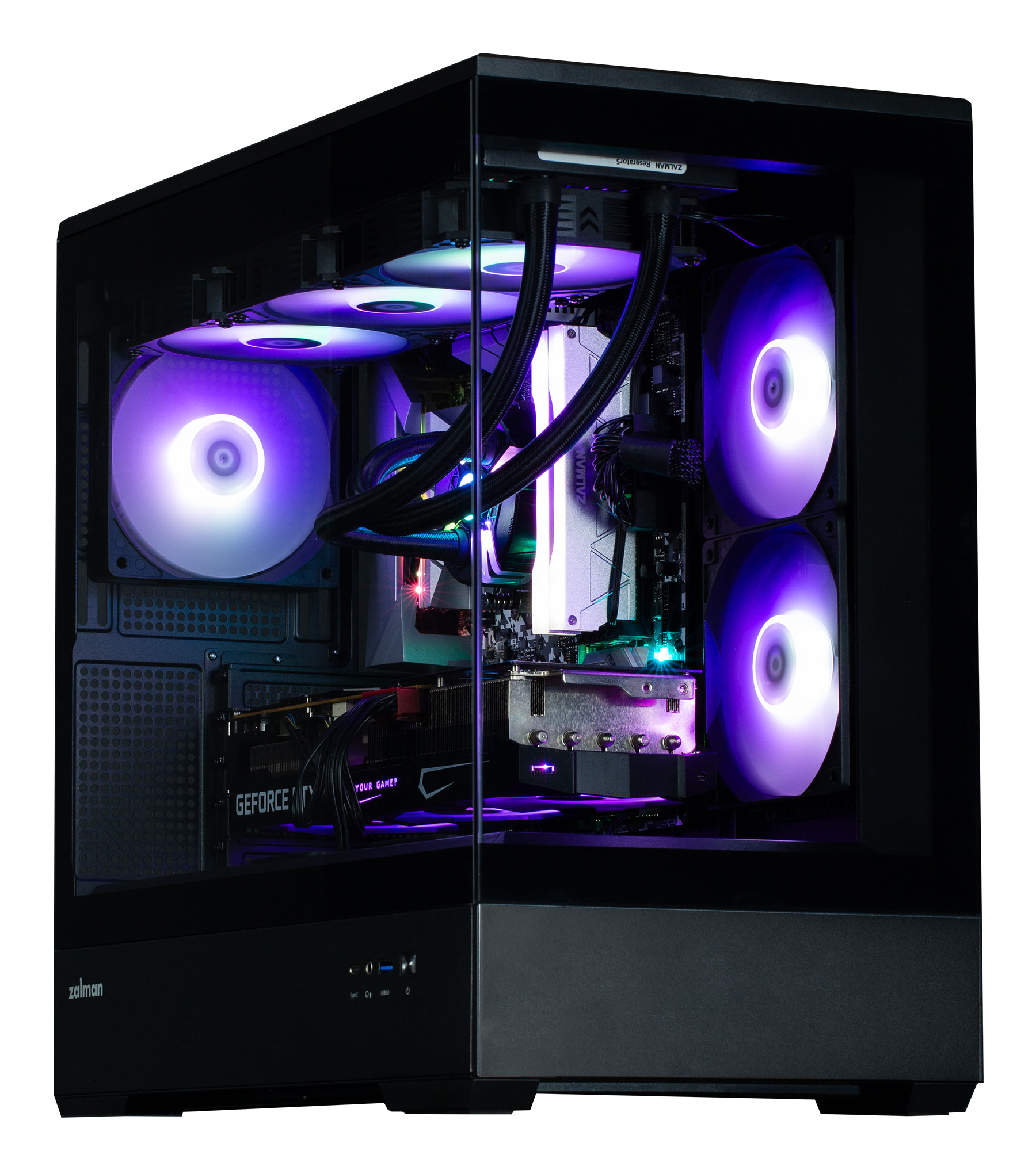 Zalman P30 Mini Tower Black – image 2