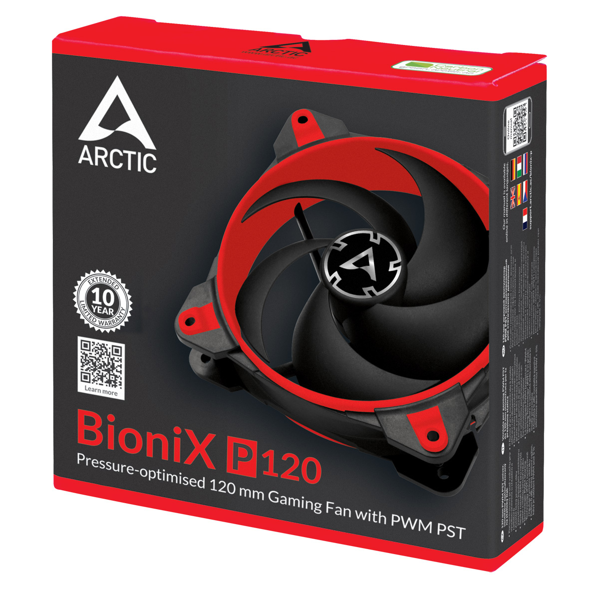 ARCTIC BioniX P120 (Red) – Pressure-optimised – image 6