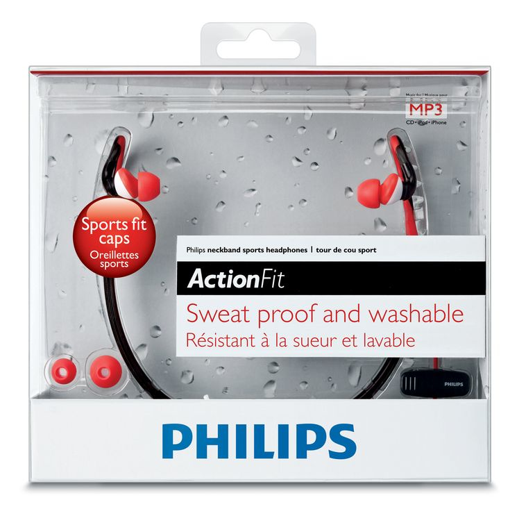 Philips ActionFit Sports neck band headphones SHQ4000/98 – image 2