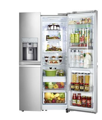 LG GSJ976NSBZ side-by-side refrigerator Freestanding – image 7