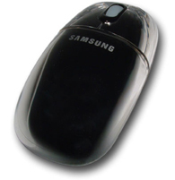 Samsung Crystal Optical Mouse, Black