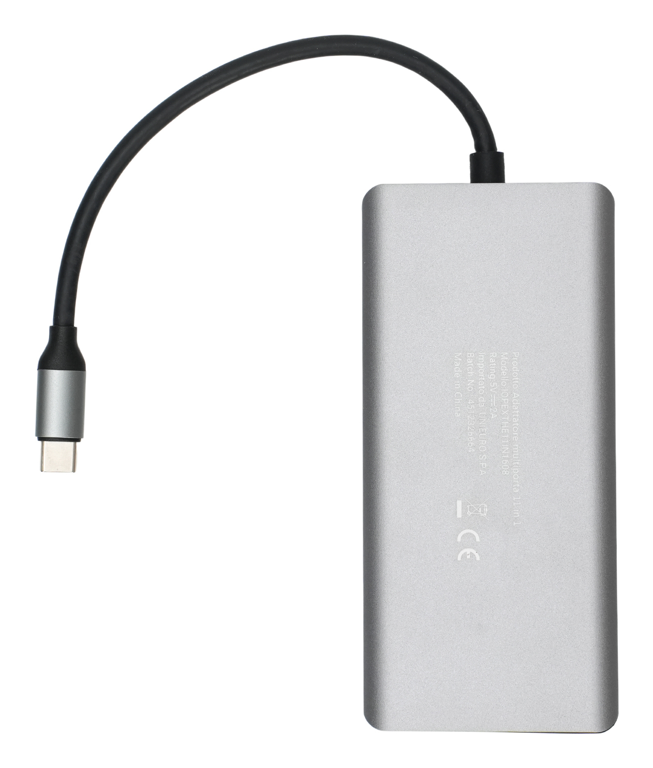 IOPLEE IOPEXTHE11IN1608 interface hub USB Type-C 5000 Mbit/s Grey – image 4