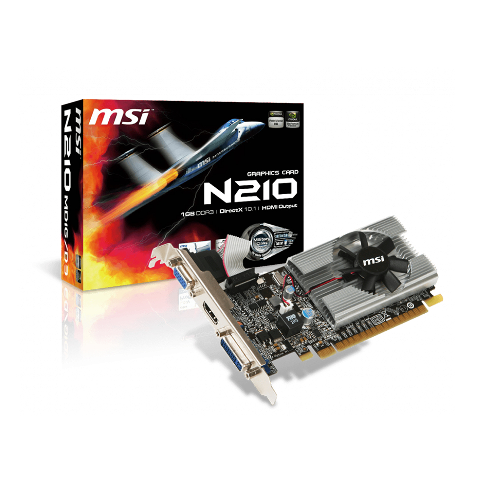 MSI GeForce N210-MD1G/D3 – image 1