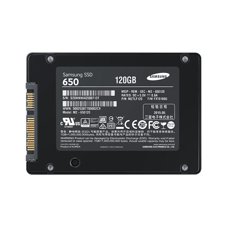 Samsung 650 Series 120 GB 2.5″ Serial ATA III image 2
