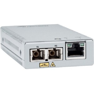 AT-MMC2000/SC-90 Convertidor de medios Gigabit Ethernet a fibra óptica conector SC multimodo MMF distancia de 220 hasta 500 m AT-MMC2000/SC-90