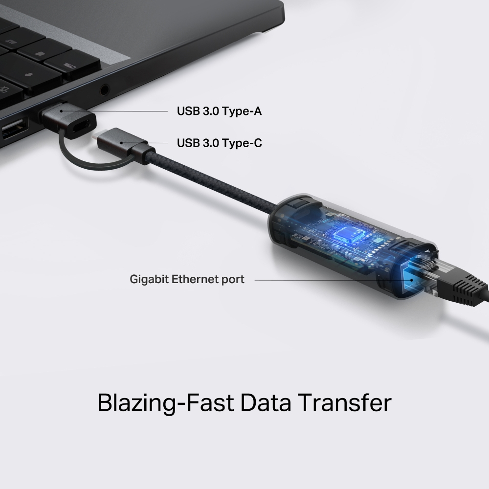 TP-Link USB Type-C to RJ45 Gigabit Ethernet Network Adapter – image 5