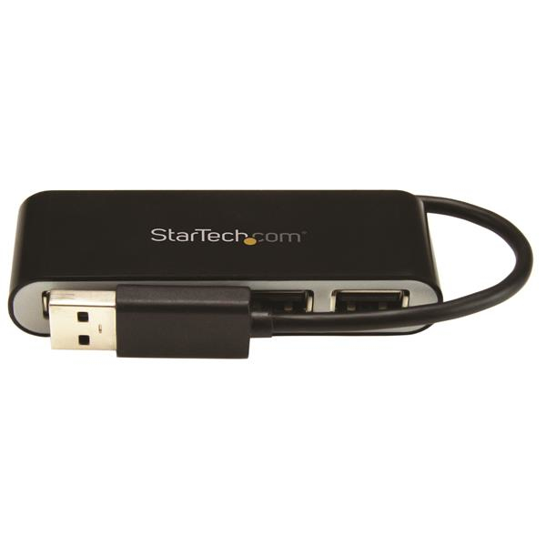 StarTech.com 4-Port Portable USB 2.0 Hub with Built-in Cable – image 2