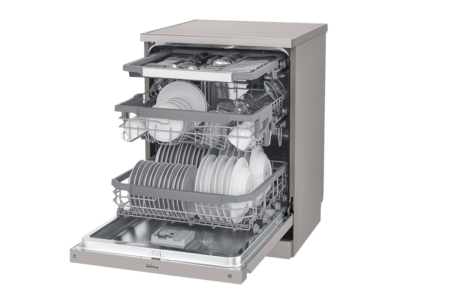 LG DF315FPS dishwasher Freestanding 14 place settings – image 5