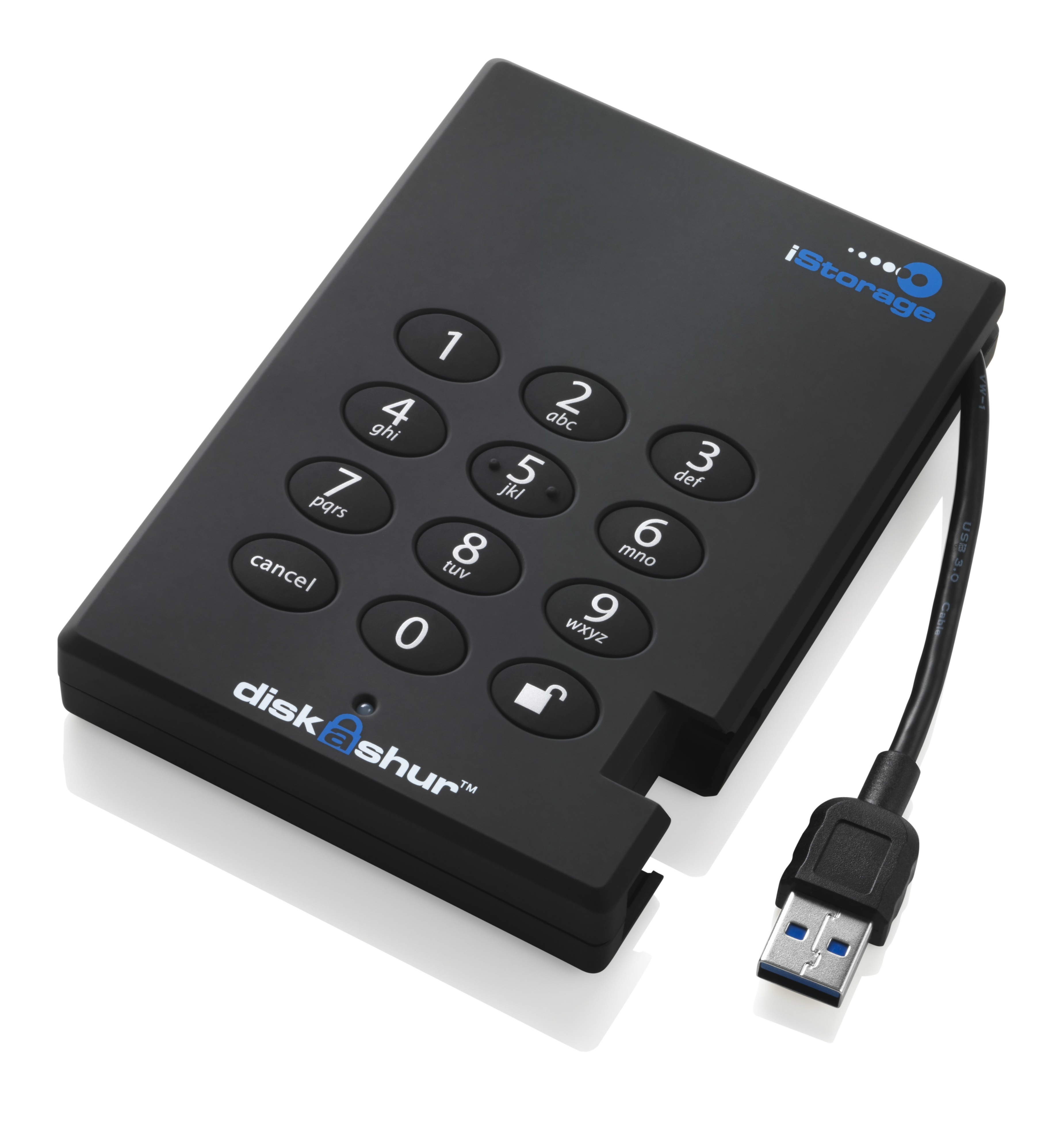 iStorage diskAshur USB3 128-bit 250GB image 2