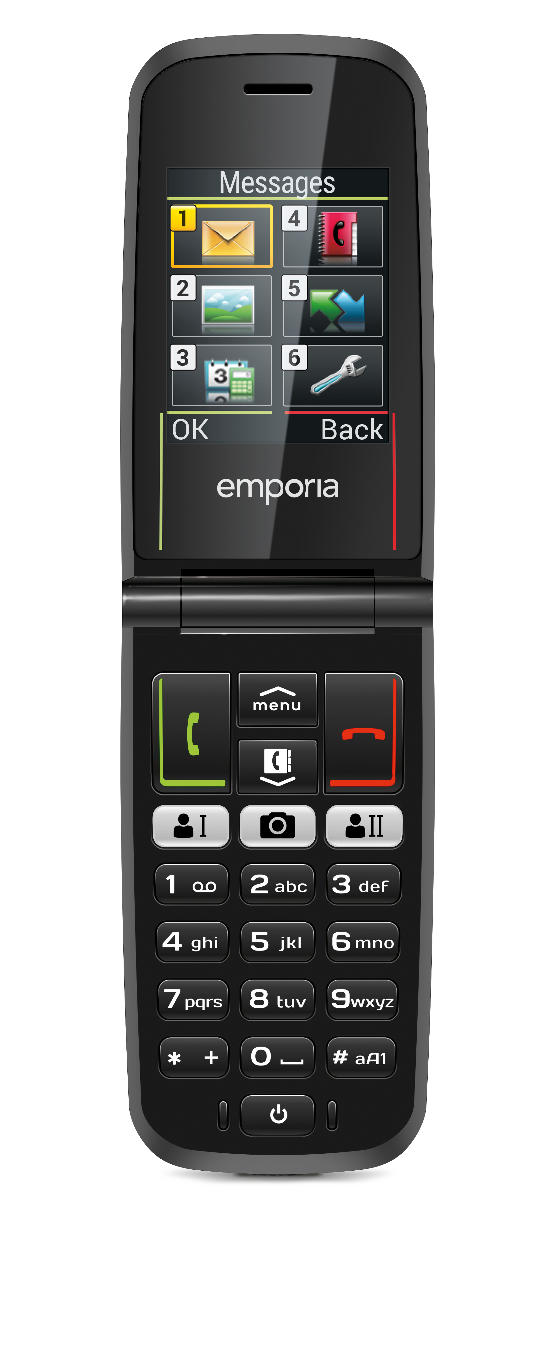 Emporia ACTIVEglam 5.59 cm (2.2") 85 g Black Senior phone – image 2