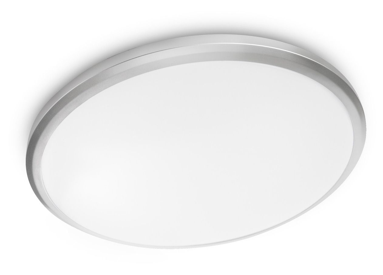Resim Philips Twirly Tavan Lambası 12W LED IP20 Gri Yuvarlak