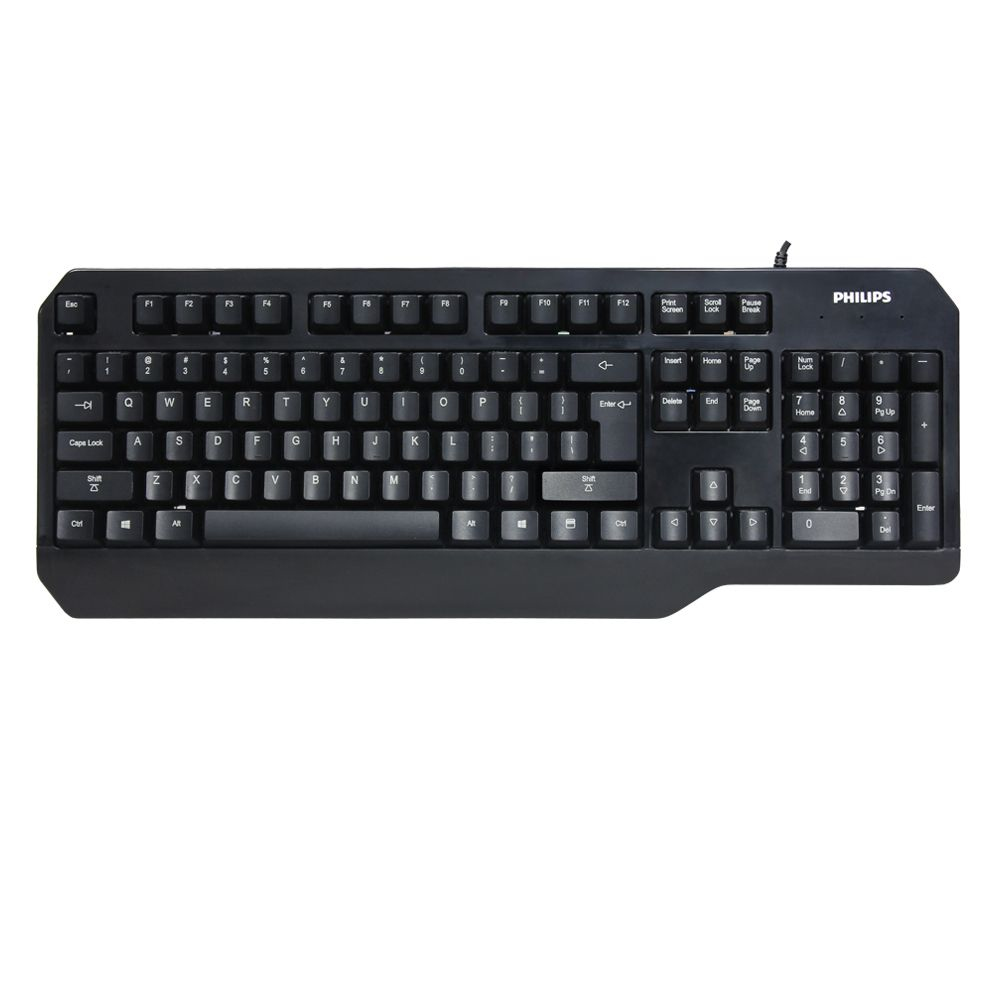 Philips SPK6202B/93 keyboard Gaming USB QWERTY Black