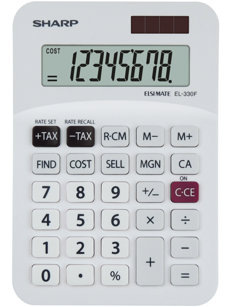 EL-330F calculator Pocket Financial White