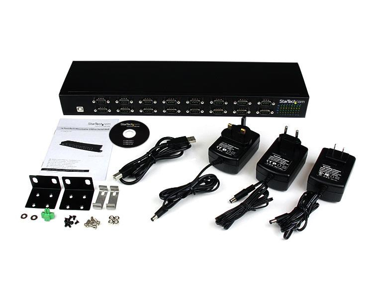 StarTech.com 16 Port Rackmount FTDI USB to Serial COM Adapter Hub - RS232 Multiplexer – image 5