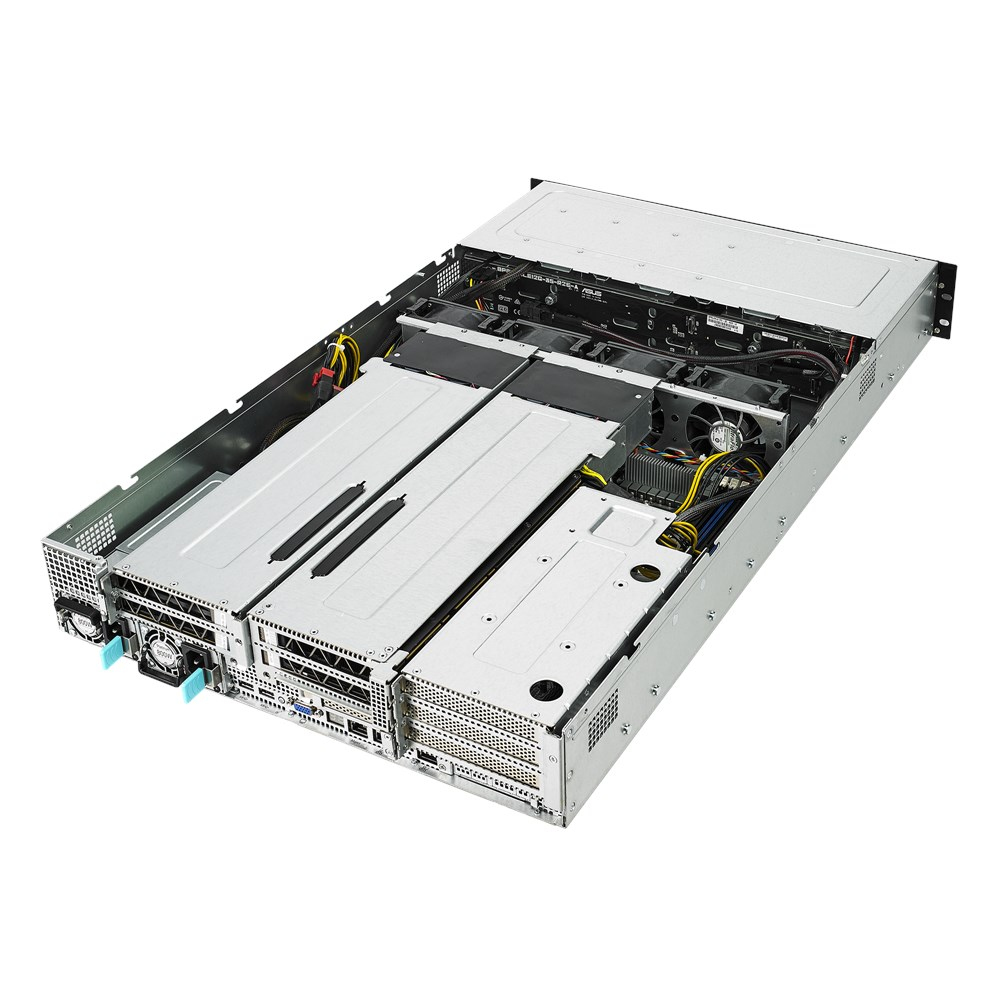 ASUS RS720-E9-RS8-G server barebone Intel® C621 LGA 3647 (Socket P) Rack (2U) Black, Grey – image 2