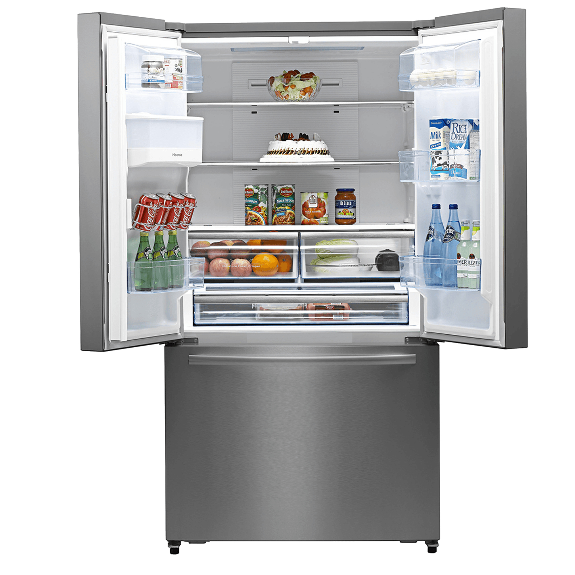Hisense RF697N4BSF side-by-side refrigerator Freestanding – image 3
